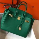 Replica Hermes Birkin Designer Tote Bag Togo Leather 28339 Green